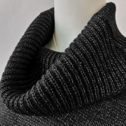 ’s Funnel Neck Loose Sweater