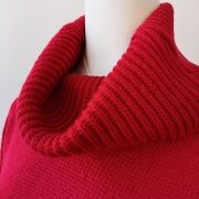 ’s Funnel Neck Loose Sweater