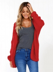 Winter Batwing Sleeve Loose Cardigan Sweater