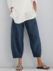 Cotton Pants Spring Summer Casual Pants