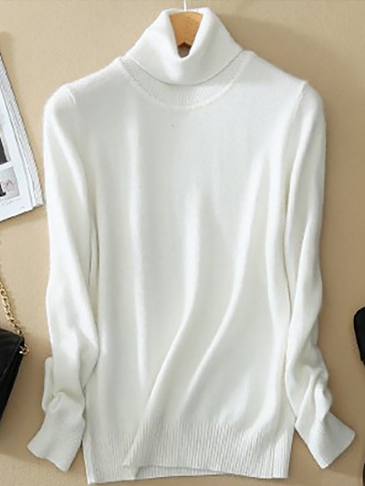 Wool Pure Cashmere Sweater zecalaba.com