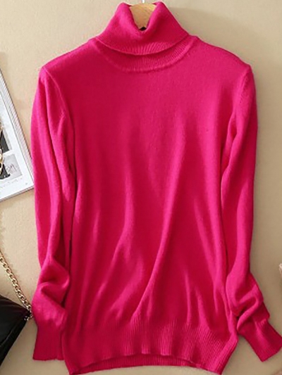 Wool Pure Cashmere Sweater zecalaba.com