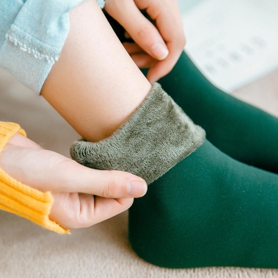 Winter Warmer Women Thicken Thermal Wool Cashmere Snow Socks lonhooker.com