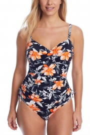 PORT MARIA TWIST UNDERWIRE TANKINI TOP WITH BOTTOM