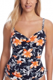 PORT MARIA TWIST UNDERWIRE TANKINI TOP WITH BOTTOM
