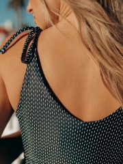 MIDNIGHT DASH TIED-UP TANKINI SET