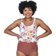 CRISS CROSS BACK TANKINI TOP