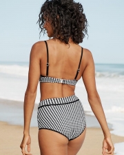 Seafolly Check-In Bralette and High-Waisted Bikini Bottom
