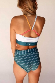 Sea Salt Atlantic Stripe Classic Midrise Bikini Set