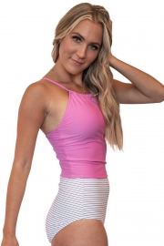 HIGH NECK TANKINI SET