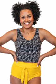 V NECK TANKINI SET