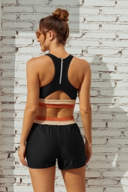 Square Neck Wide Straps Sporty Bikini