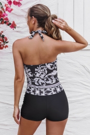 THICK STRAP ONE PIECE SWIMSUIT