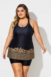 THICK STRAP ONE PIECE SWIMSUIT
