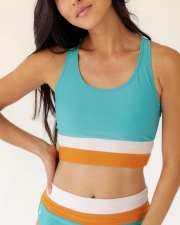 Cozumel Cut Back Crop Bikini Set