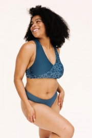 Textured Coastal Bikini Set